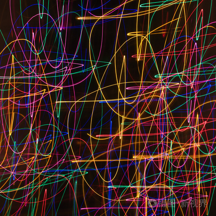 运动模糊反射光图案