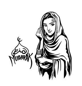 你好吗穆斯林女孩salamualaikum手势(伊斯兰教)你好吗?照片