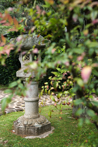 亚洲花园雕像