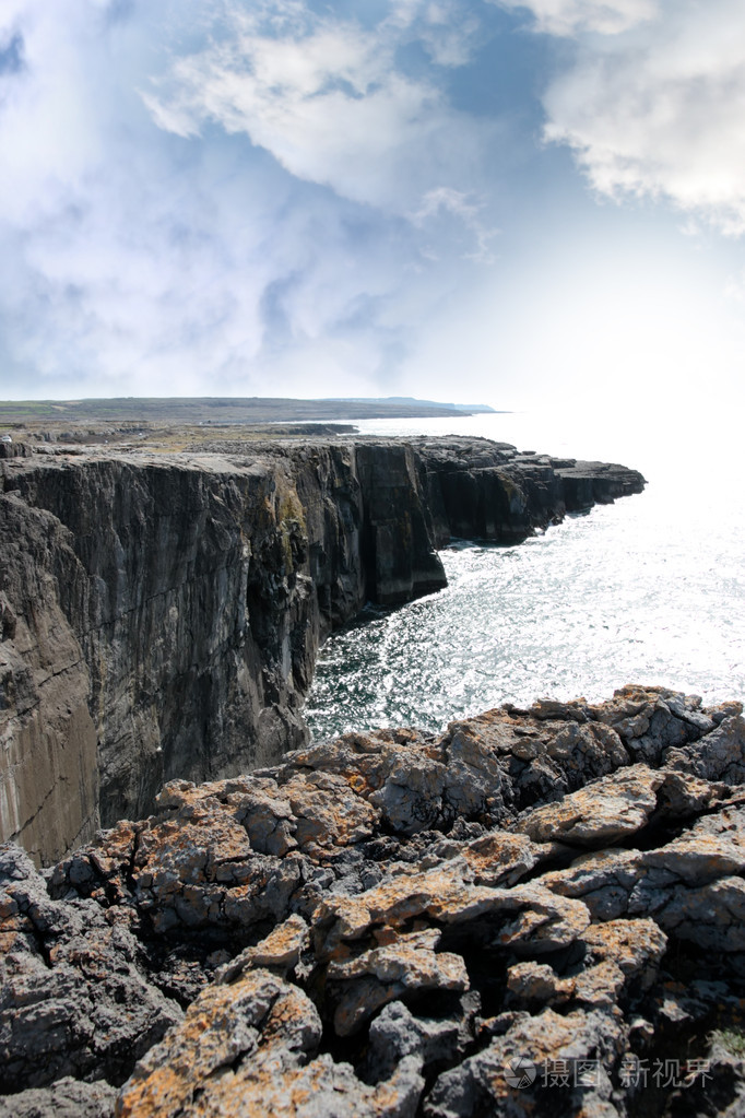 布伦悬崖边缘视图