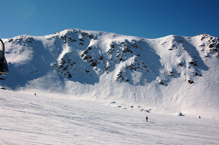 谷的意见滑雪胜地法国