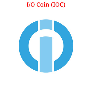 矢量 io 币 Ioc 徽标