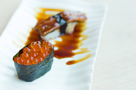 寿司仓图片接近白色的色彩心情关闭在日本餐厅
