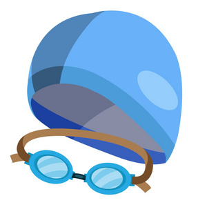 护目镜和游泳帽图片-护目镜和游泳帽素材-护目镜和游泳帽插画-摄图新