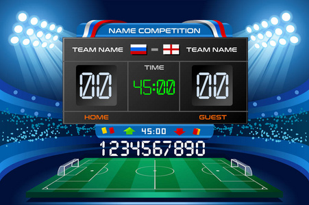 足球壁纸励志电子记分牌足球壁纸照片