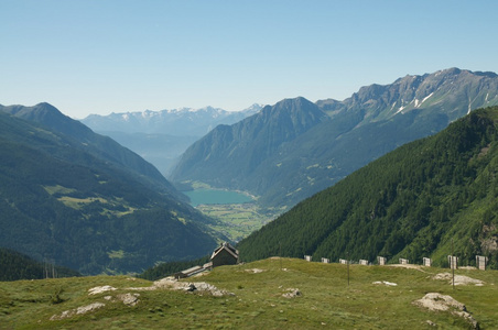 雄伟壮观的高山景观