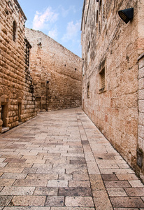 在耶路撒冷旧城的巷子