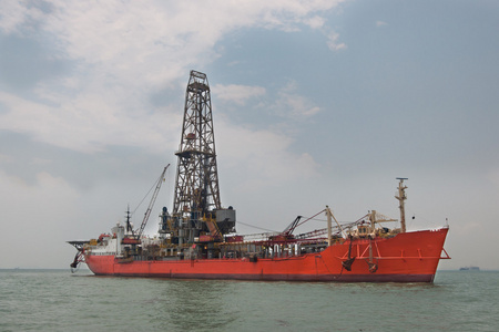 钻井船照片