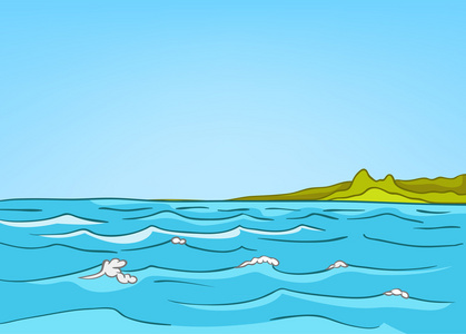 卡通海图片 卡通海素材 卡通海插画 摄图新视界