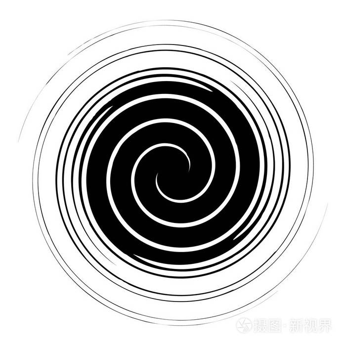 旋转母题, 矢量图示插画-正版商用图片04d3a3-摄图新视界