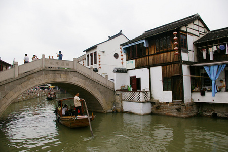 中国上海市朱家角水家村图片