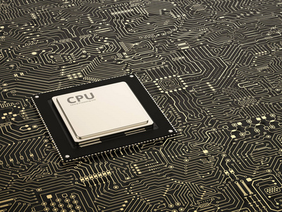 电路板上的 cpu