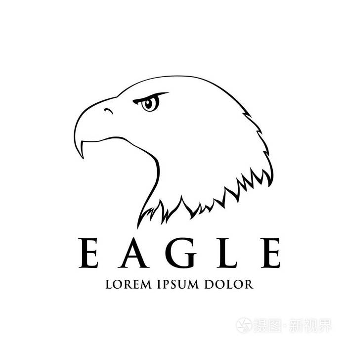 鹰头矢量图插画-正版商用图片04dbgf-摄图新视界