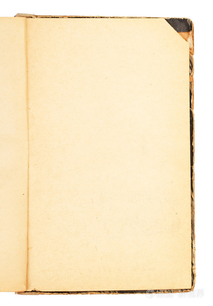 在白色背景上孤立本老书