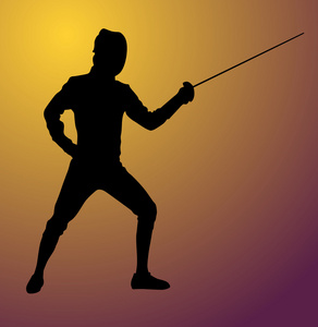 个击剑相似素材图片