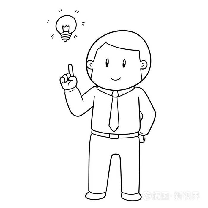 向量集的商人插画-正版商用图片04dttb-摄图新视界