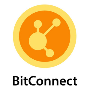 Bitconnect 图标, 平面样式