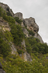 保加利亚的风景。巴尔干山脉。斑骑手或斑骑士