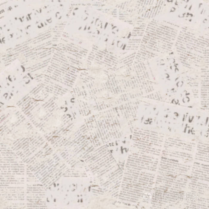 老式垃圾报纸拼贴背景