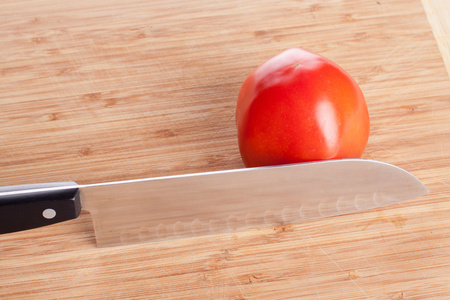 番茄和刀