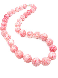 粉红珊瑚珠珠宝首饰图片