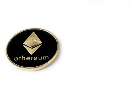 白底 cryptocurrency 银 Ethereum 单真币