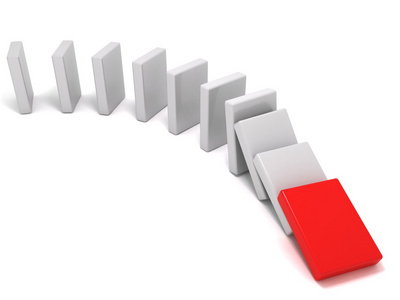 多米诺骨牌效应图片