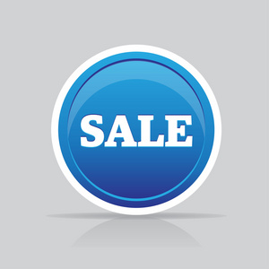 出售按钮例证为互联网商店或市场营销