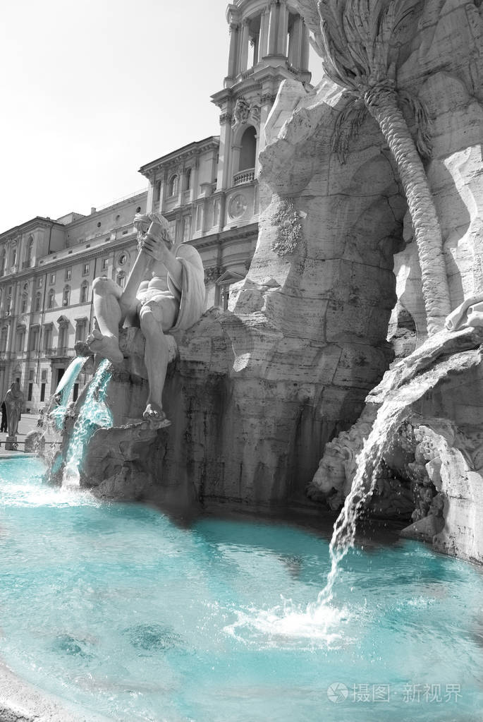 罗马纳沃纳广场海王星喷泉