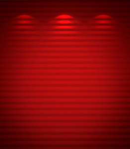 发光的红墙，抽象背景