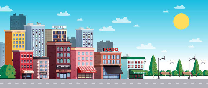 疫情石家庄安静的街道图片