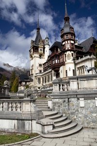 utsikt ver peles castle tornet, sinaia Rumnien