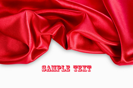 光滑优雅红色丝绸可以使用作为背景