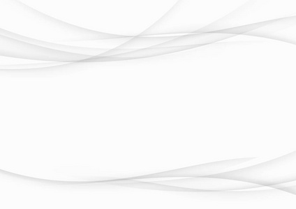 软平滑抽象灰色渐变条纹旋风线.