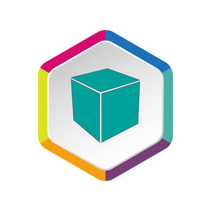 多维数据集web图标