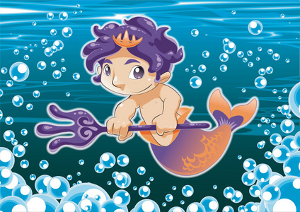 好的橙色怪物海神照片