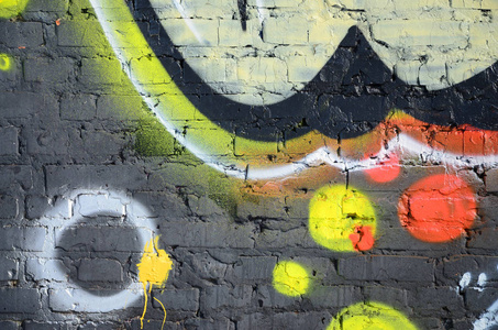 画涂鸦与街头艺术主题的背景意象照片