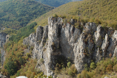 Iskar 峡谷的壮观全景, 巴尔干山脉, 保加利亚