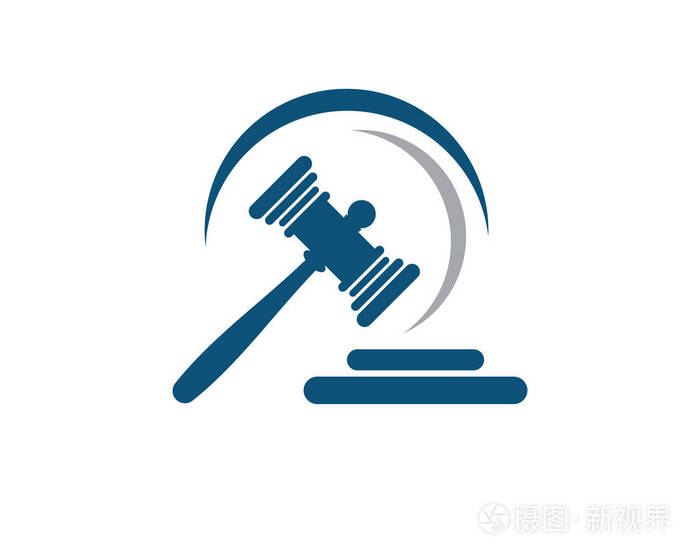 正义法律标志模板载体