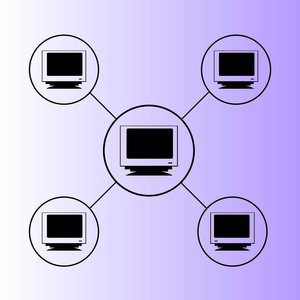 网络图标矢量图