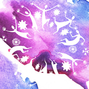 水彩人物图片 水彩人物素材 水彩人物插画 摄图新视界