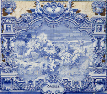 蓝色瓷砖，阿苏莱霍斯，里斯本葡萄牙