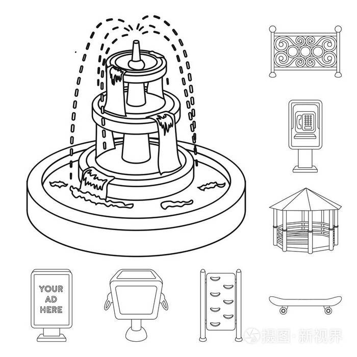 行走和静止矢量符号股票 web 插图插画-正版商用图片04h7t5-摄图新
