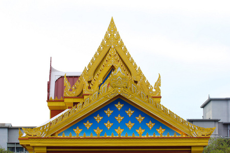 体系结构的寺庙屋顶