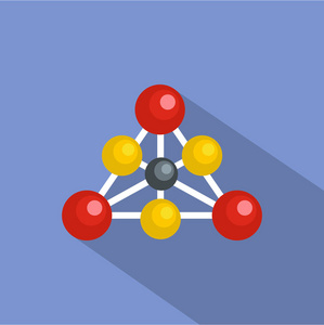 菱形点阵图标, 平面样式照片