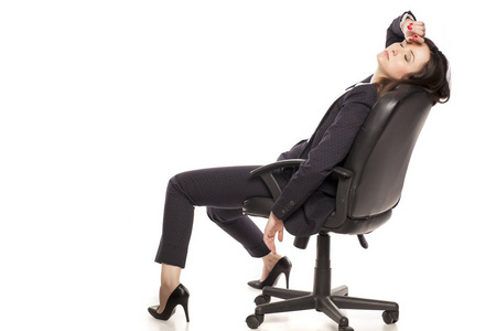 办公椅女性图片