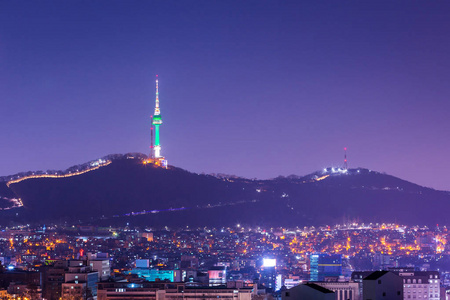 首尔南山图片