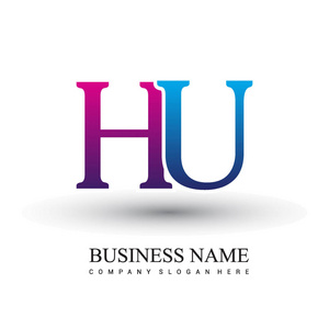 胡字母徽标, 初始徽标标识为您的企业和公司