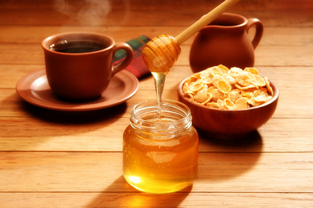 健康早餐用蜂蜜