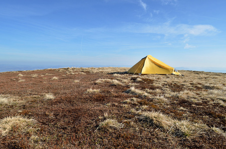 景观的野营帐篷